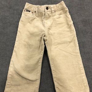 Ralph Lauren khaki corduroy pants size 24 month